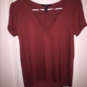 V-neck shirt